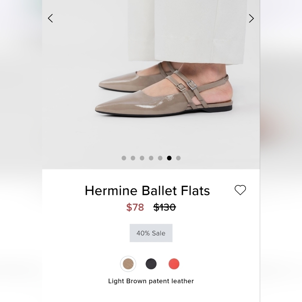 Vagabond Shoemakers Hermine Ballet Flats US women's size 6.5 or 7 - Picture 2 of 16